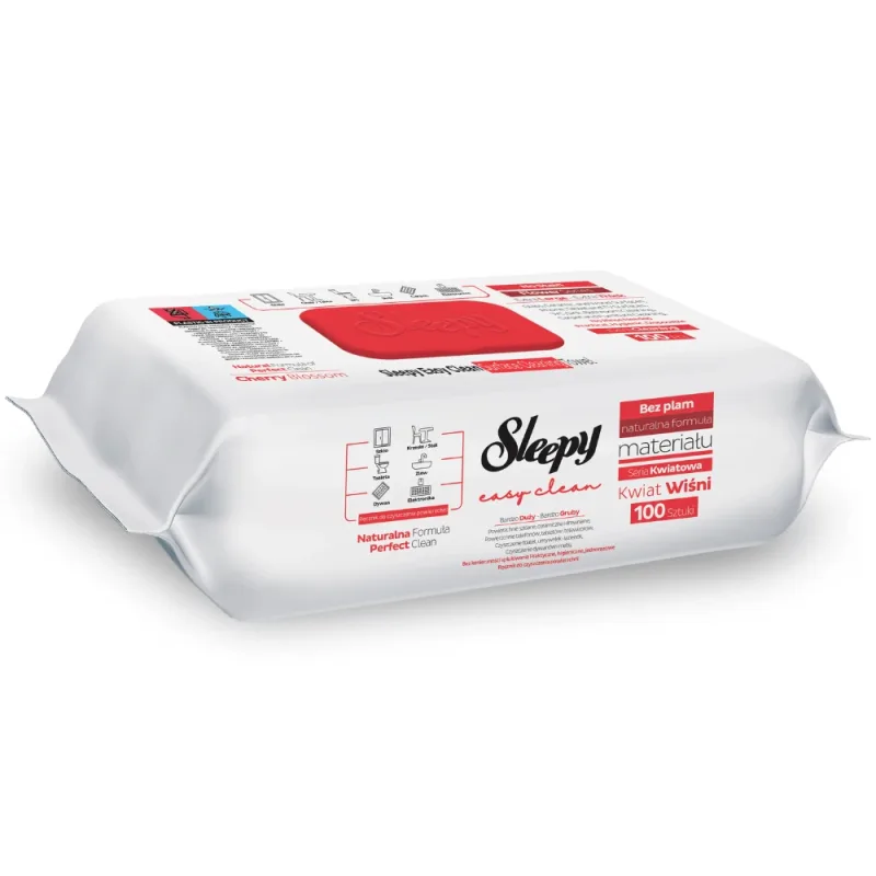 Șervețele umede multisuprafețe Easy Clean, Cherry Blossom, 100 bucăți, Sleepy   — preț și oferte