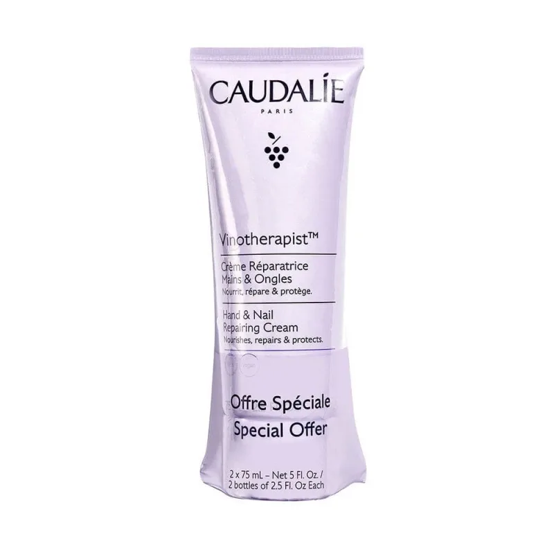 Caudalie Vinotherapist Cremă hrănitoare pentru mâini și unghii 2x75ml — preț și oferte