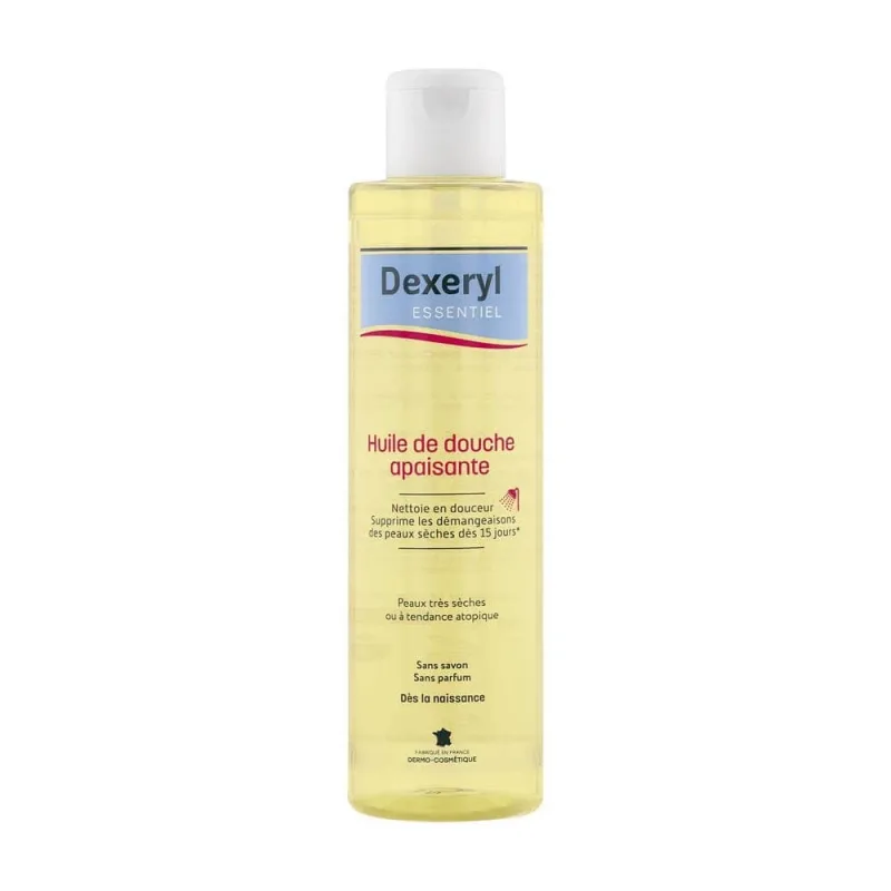 Dexeryl Ulei de duș calmant pentru curățare delicată Piele foarte uscată sau predispusă la atopie 200 ml — preț și oferte