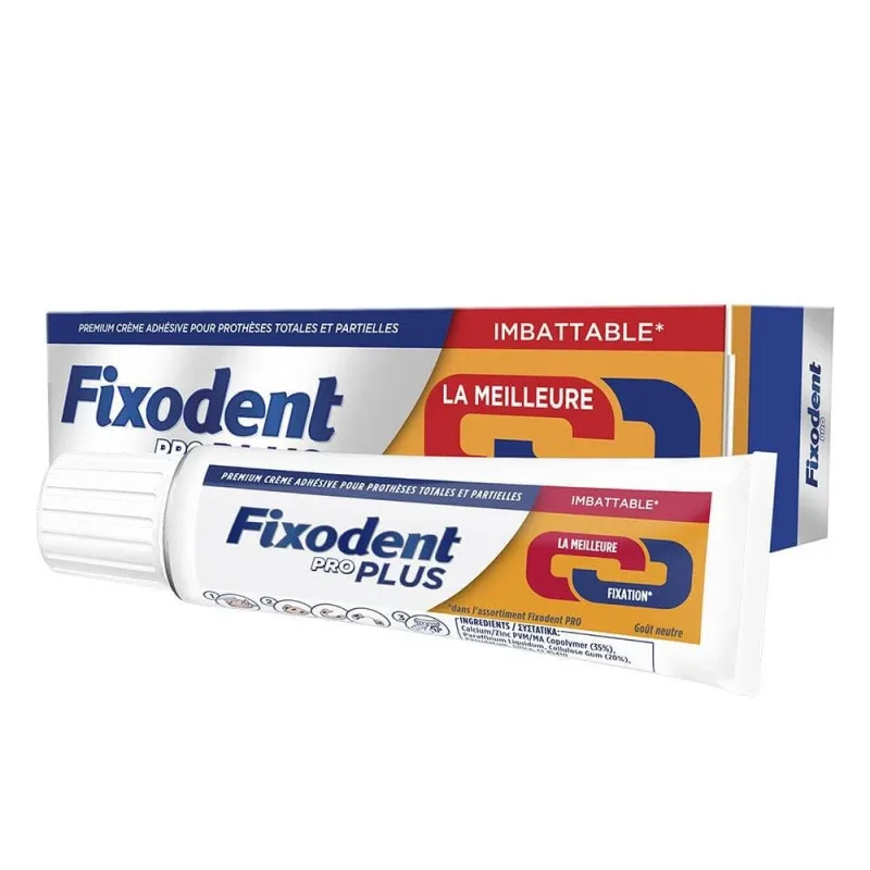 Fixodent Pro plus Cremă adezivă pentru proteze dentare Lipire puternică 40g — preț și oferte