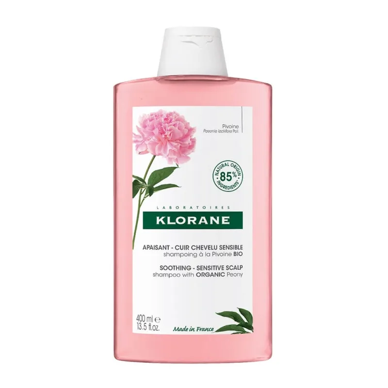 Șampon Klorane Peony Soothing pentru scalp organic sensibil 400ml — preț și oferte