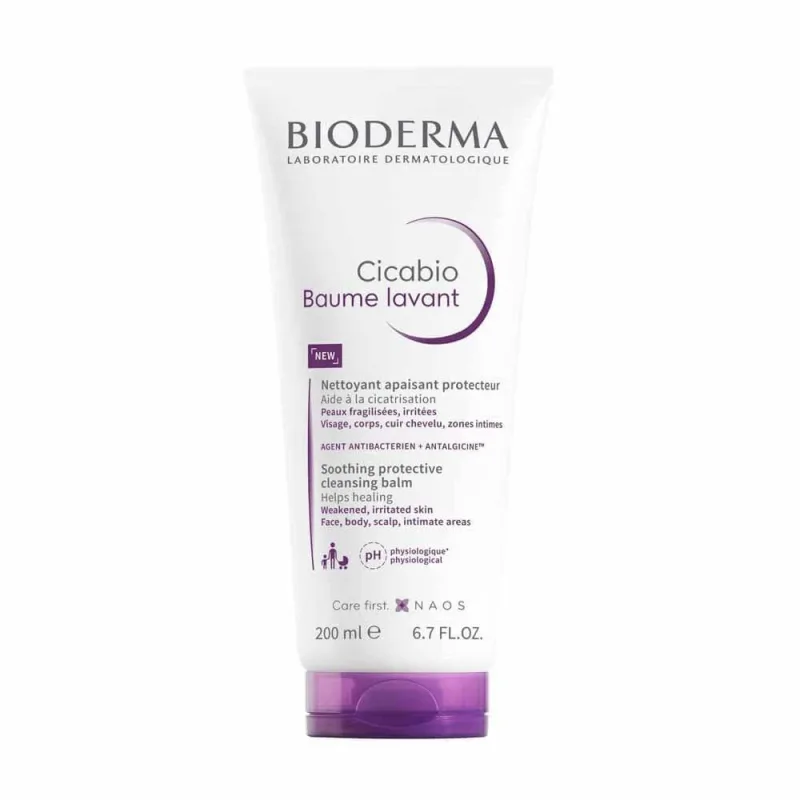 Bioderma Cicabio Balsam de curățare protector, calmant pentru pielea fragilă și iritată 200 ml — preț și oferte