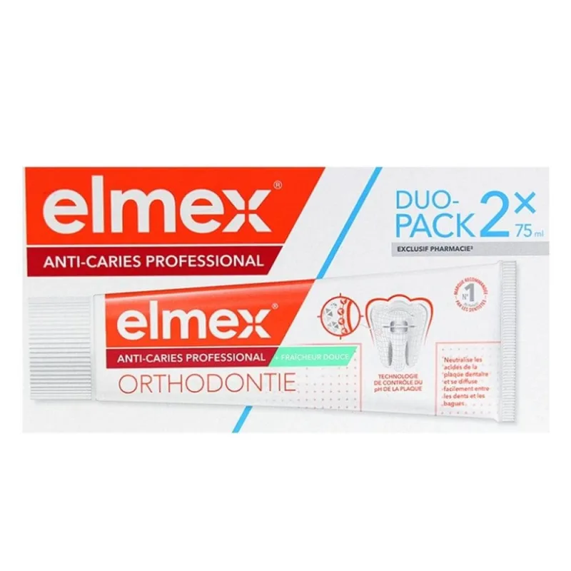 Elmex Anti-Caries Professional Junior pastă de dinți mentă 2x75ml — preț și oferte