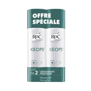 Roc Keops Deodorant Spray Fresh Transpirație moderată 2x100ml