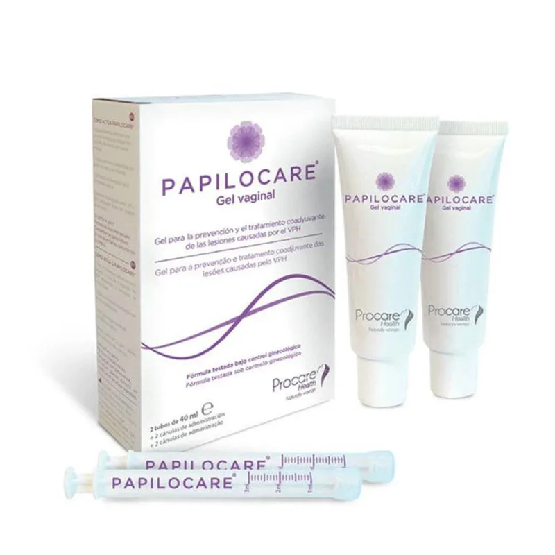 Procare Papilocare Gel Vaginal 2 tuburi cu aplicator 2x40ml — preț și oferte