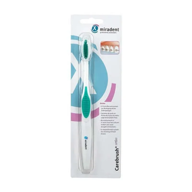 MIRADENT Periuta de dinti pentru purtatorii de aparat dentar fix — preț și oferte