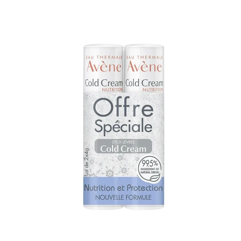 Balsam de buze cu cremă rece Avène 2x4g — preț și oferte