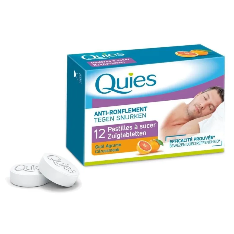Quies Citrus Tablete anti sforăit X12 — preț și oferte
