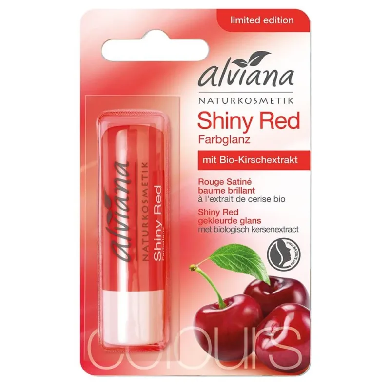 Alviana Brightness Balm Red cu extract de cireșe organice 4.5g — preț și oferte
