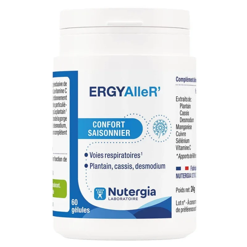 Nutergia Confortul sezonier al ErgyAllerR 60 capsule — preț și oferte