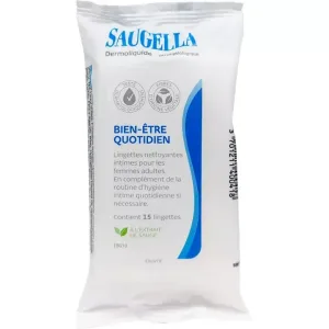 Saugella Dermoliquid Șervețele intime x15