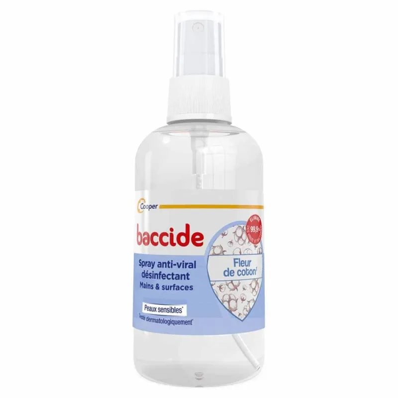 Baccide Spray dezinfectant antiviral pentru mâini și suprafețe Cotton Flower 100ml — preț și oferte