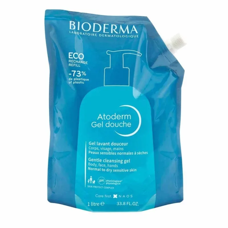 Gel de duș Bioderma Atoderm Eco-Rich pentru toate tipurile de piele 1L — preț și oferte