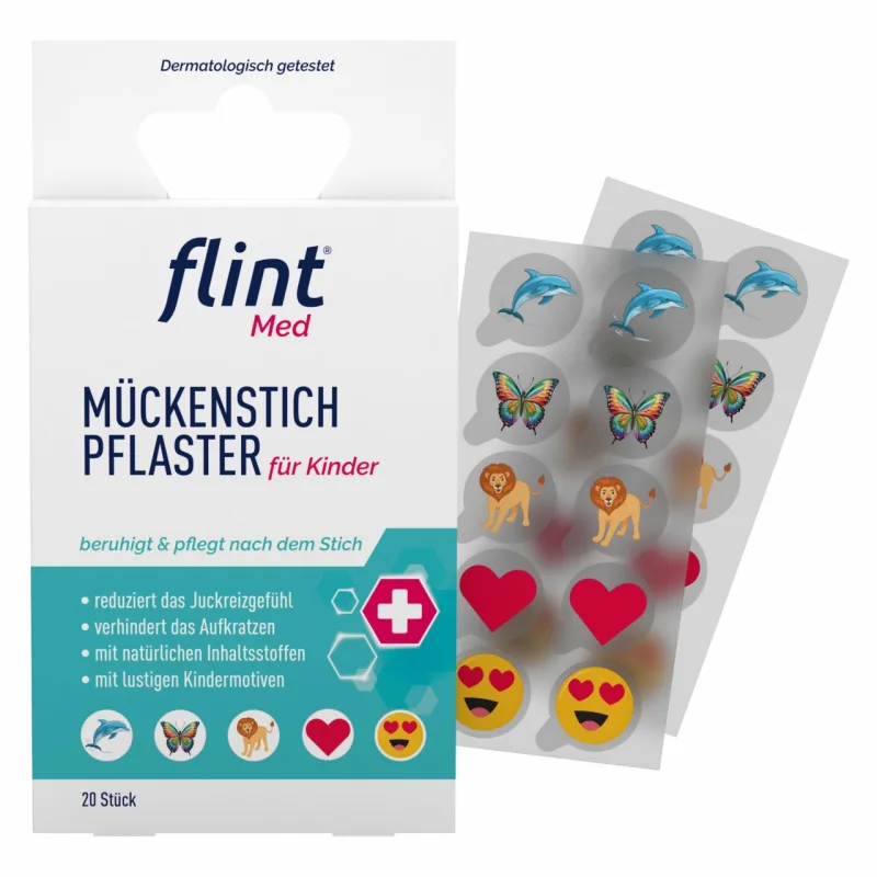 Plasturi calmanti dupa intepaturi de tantari, +3 ani, 20 buc, Flint Med — preț și oferte