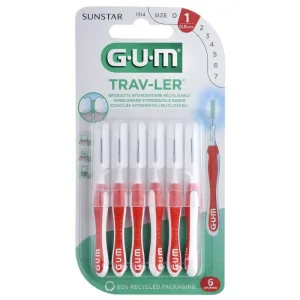 Gum Trav-ler Periuțe interdentare 0,8 mm x6