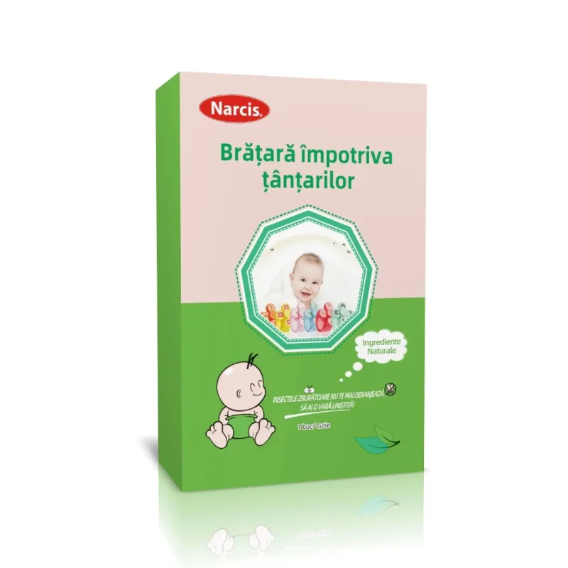 Bratara impotriva tantarilor (Floare), Narcis – cu uleiuri esentiale naturale — preț și oferte