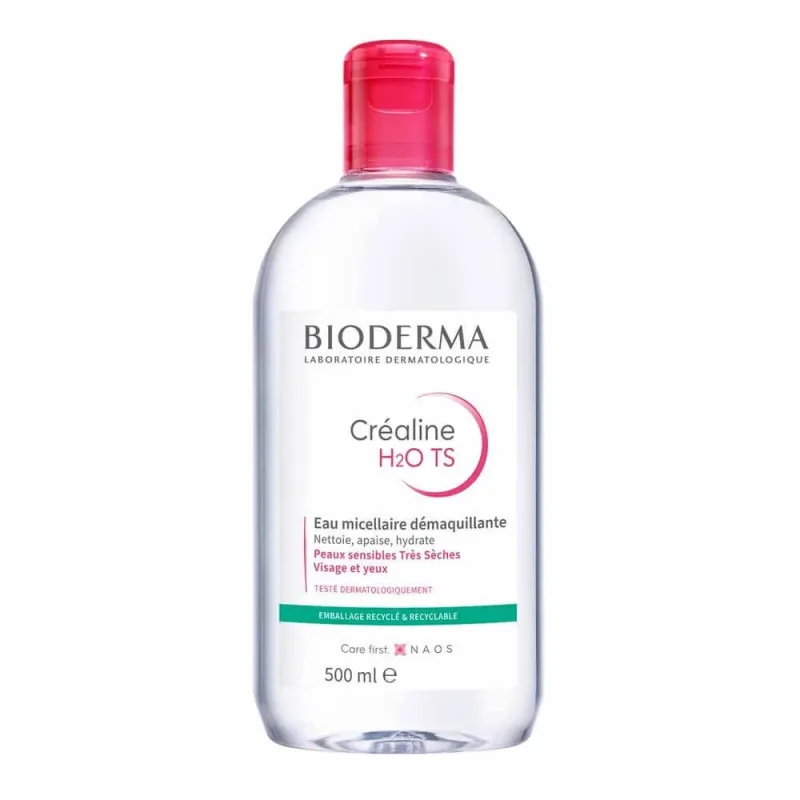 Bioderma Crealine Apă micelară de curățare Curățarea pielii sensibile sau foarte uscate 500ml — preț și oferte