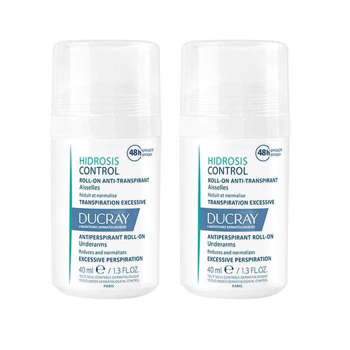 Roll-on anti-perspirant Hidrosis Control, 2 x 40 ml, Ducray  — preț și oferte