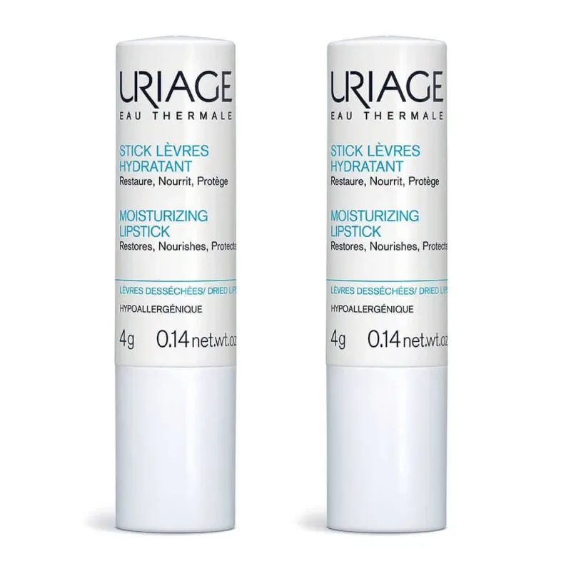 Ruj Uriage cu apă termală și hidratant 2x4g — preț și oferte