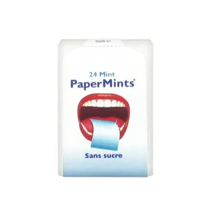 Paper Mints foi fără zahăr Strawberry X24