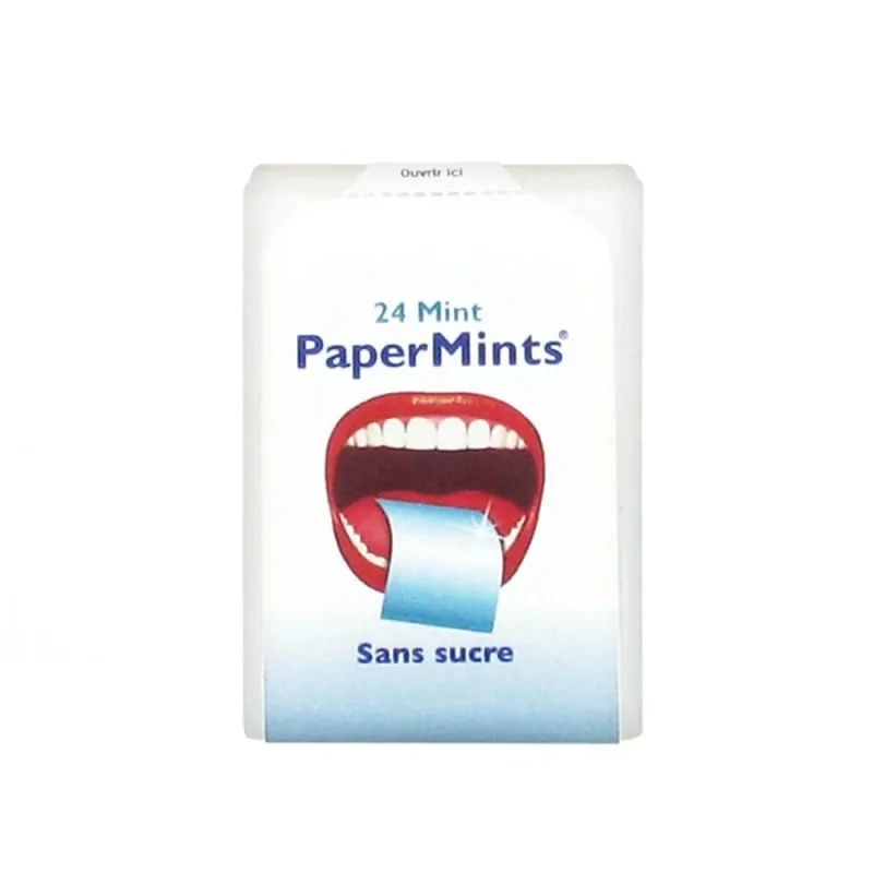 Paper Mints foi fără zahăr Strawberry X24 — preț și oferte