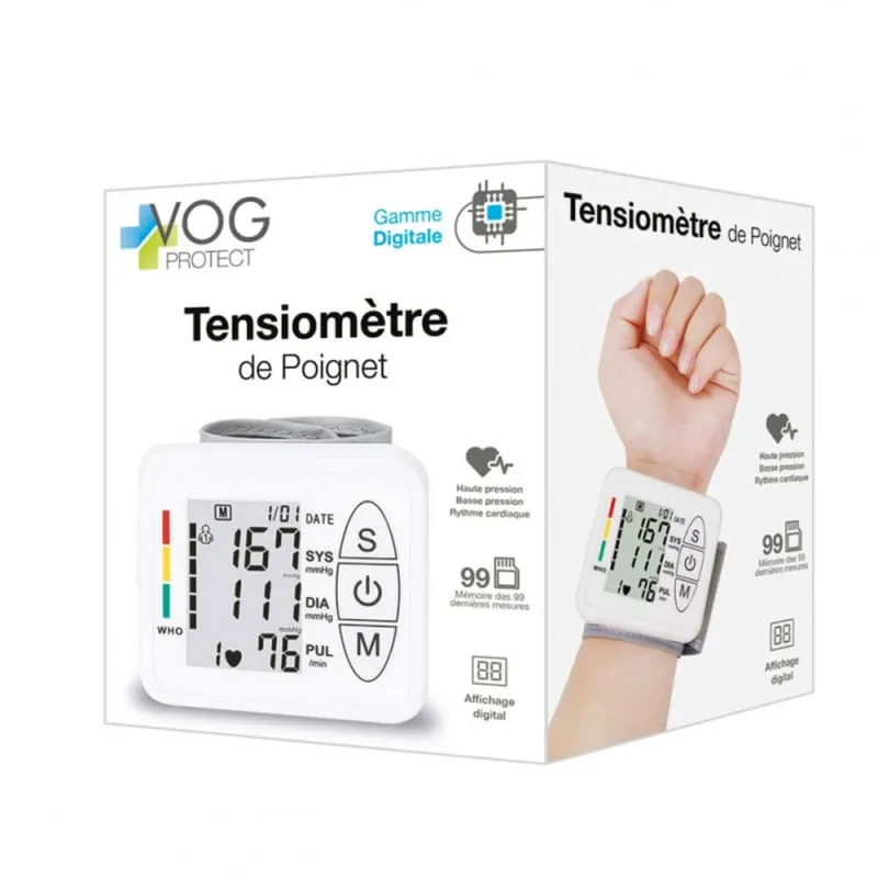 Tensiometru digital pentru încheietura mâinii Vog Protect — preț și oferte