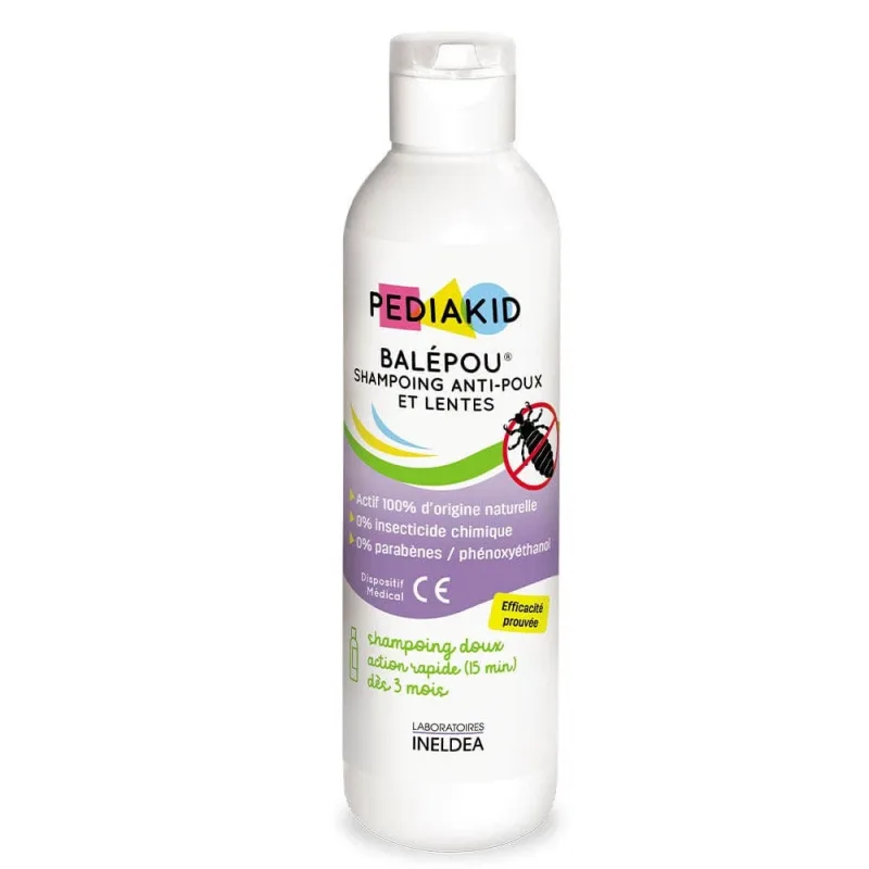 Pediakid Balepou Șampon împotriva păduchilor 200 ml — preț și oferte