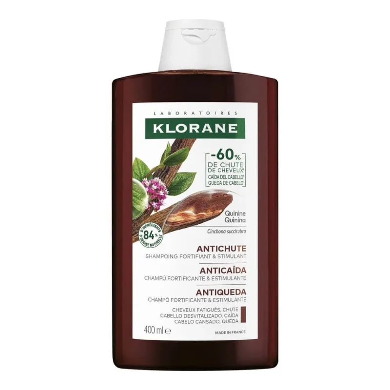 Klorane Quinine Șampon de întărire și stimulare anti-cădere pentru părul obosit 400ml — preț și oferte