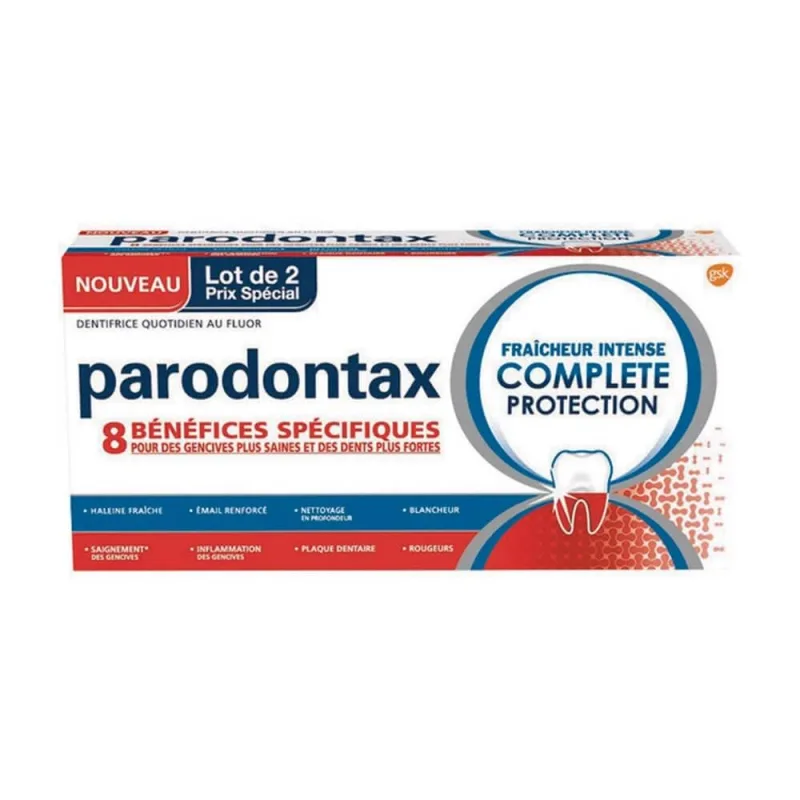 Parodontax Pastă de dinți Protecție completă 2x75ml — preț și oferte