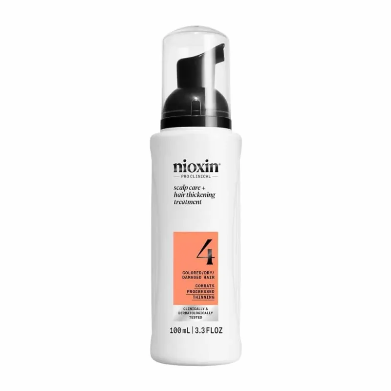 Nioxin System 4 Leave-In Treatment pentru păr vopsit/uscat/deteriorat și pierdere avansată 100 ml — preț și oferte