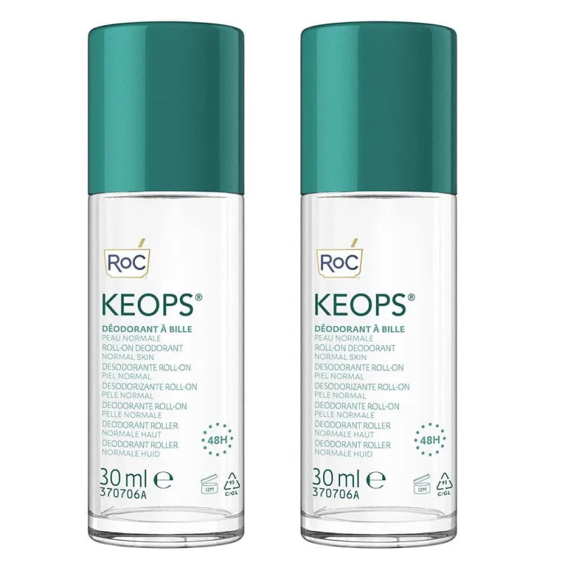 Roc Déodorant à Bille Peau Normale Keops 2x30ml — preț și oferte