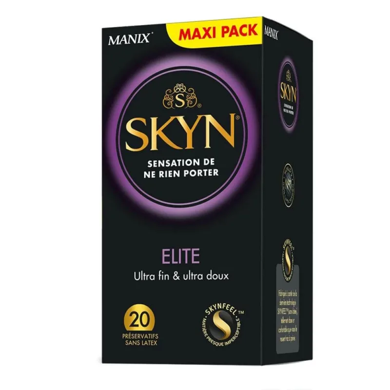 Prezervative fără latex Skyn Elite Ultra Fine și Ultra Delicate x20 — preț și oferte