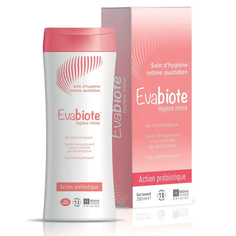 Besins Healthcare Gel de curățare pentru igiena intimă Evabiote Prebiotic Action 250ml — preț și oferte