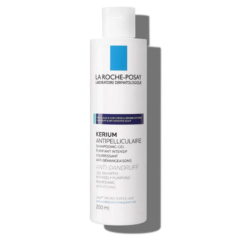 La Roche-Posay Kerium Purifying Anti-Oily Dandruff Shampoo-Gel - 200ml — preț și oferte