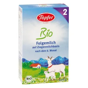 Topfer Bio 2 lapte de Capra 400 g