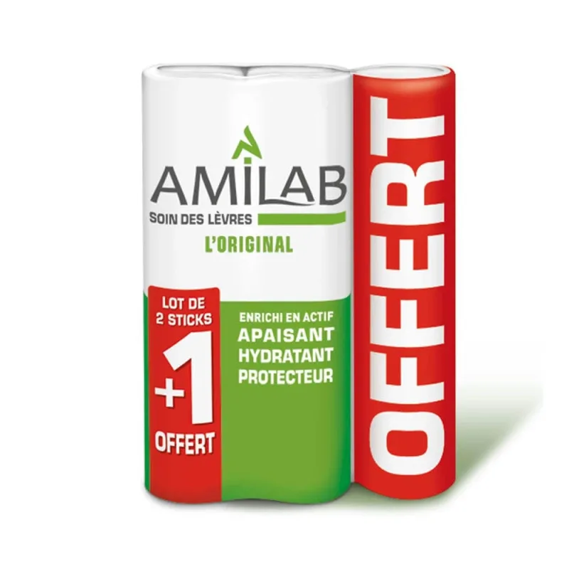 Amilab Duo de lip stick-uri + 1 lip stick complementar 3x4.7g — preț și oferte