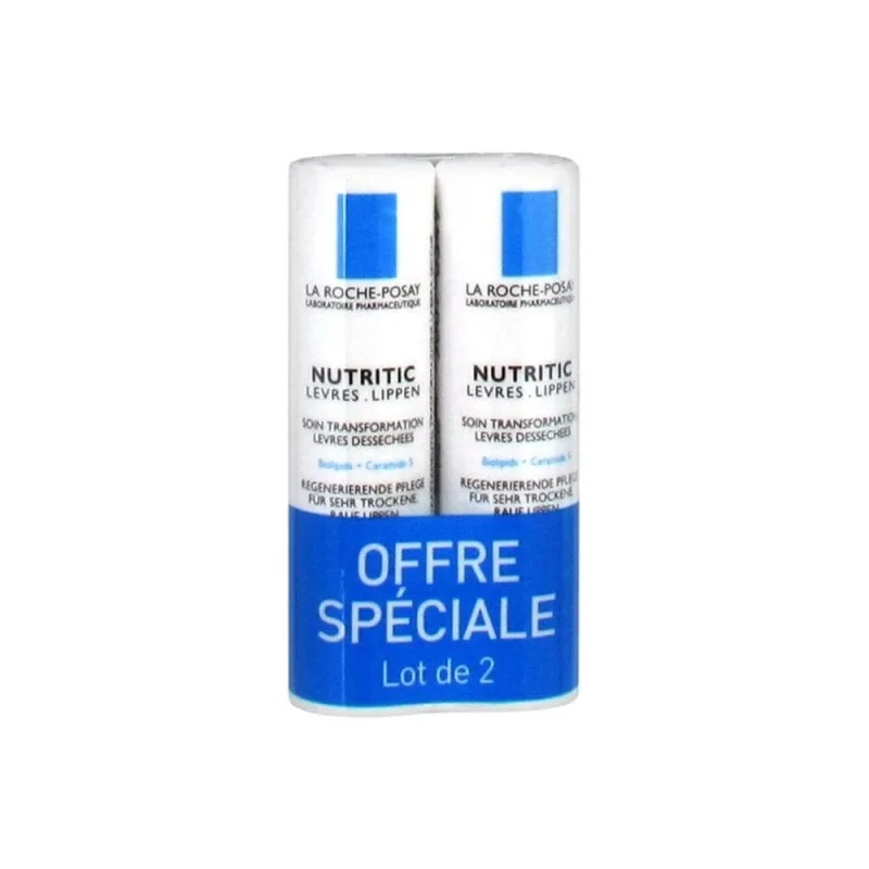 La Roche-Posay Nutritic Lip Stick Balsam de buze uscat 2 x 4,7ML — preț și oferte