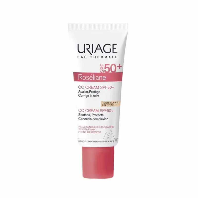 Uriage Roseliane CC Cream SPF50+ Piele sensibilă predispusă la roșeață 40ml — preț și oferte