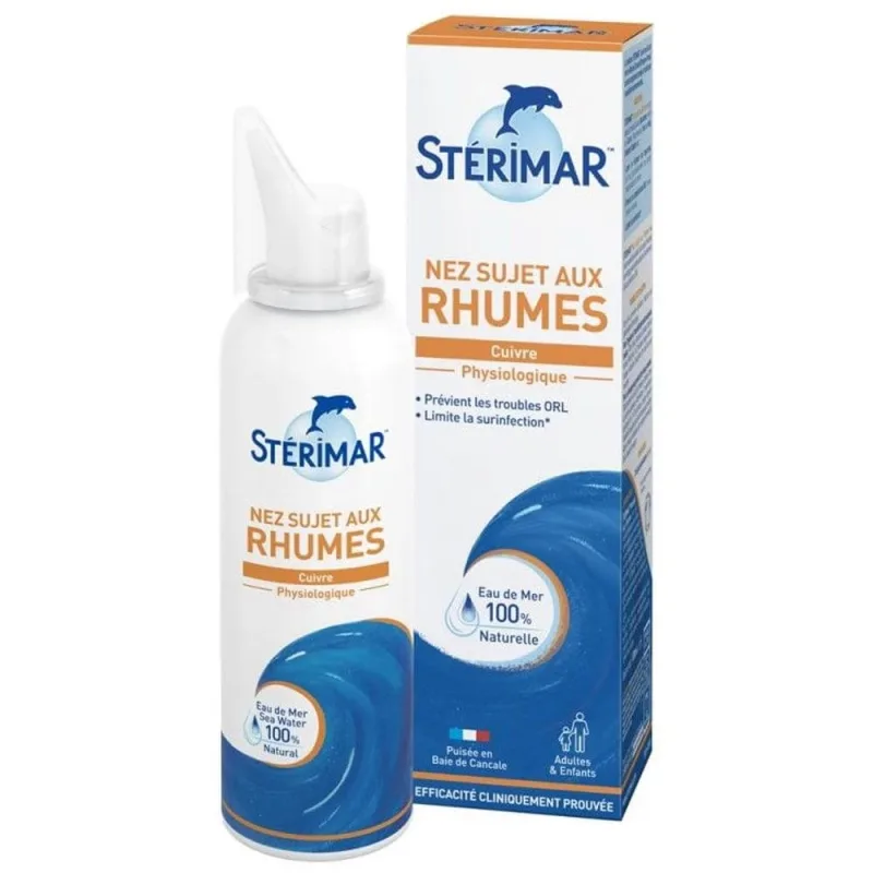 Sterimar Spray nazal îmbogățit cu cupru pentru răceli Cuivre 100ml — preț și oferte