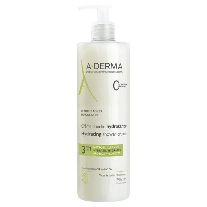 A-Derma Les Indispensables Crème Douche Hydratante 3 en 1 750ml — preț și oferte