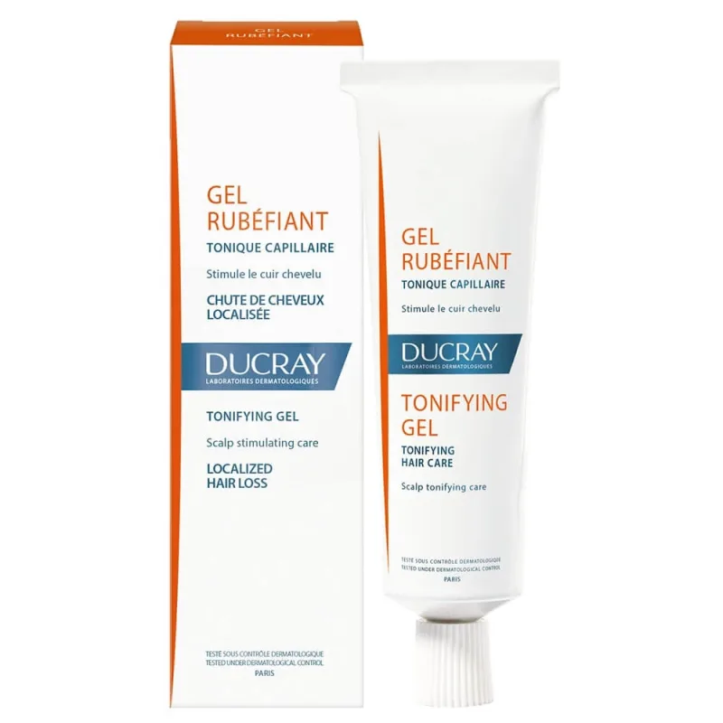 Ducray Rubefacient Gel de tonifiere a scalpului împotriva căderii localizate a părului 30ml — preț și oferte