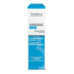 Bailleul Apaisac Balsam de buze Piele sensibilă, uscată și fragilizată 15ml