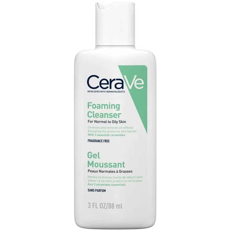 Cerave Facial Cleanser Gel spumant pentru piele normală până la grasă 88ml — preț și oferte