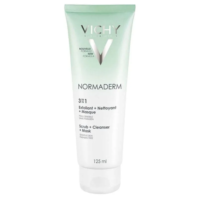 Vichy Normaderm Cleanser 3in1 Piele sensibilă 125 ml — preț și oferte