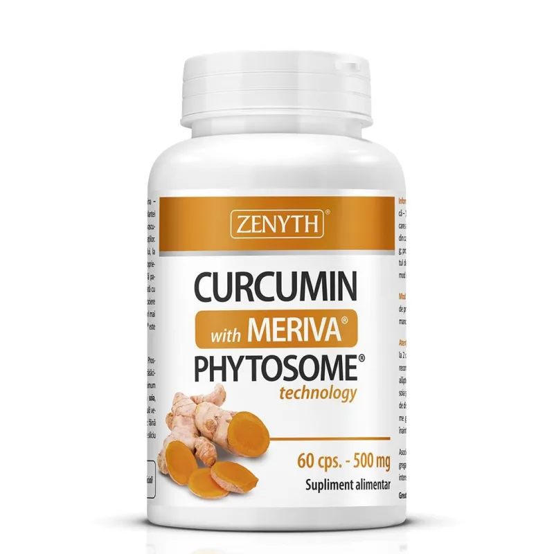 Curcumin cu Meriva 550 mg, 60 capsule, Zenyth — preț și oferte
