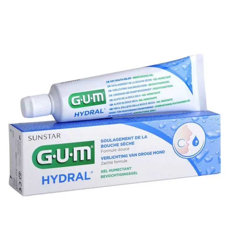 Gel umectant Gum Hydral pentru ameliorarea gurii uscate 50ml — preț și oferte