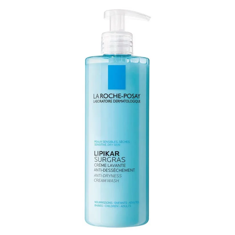 La Roche-Posay Lipikar Cremă de duș Surgras pentru bebeluși și adulți pentru piele uscată 400 ml — preț și oferte
