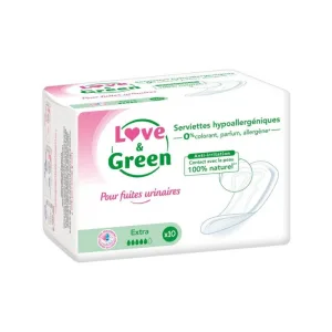 Love&Green Urinary Leak Extra 10 tampoane