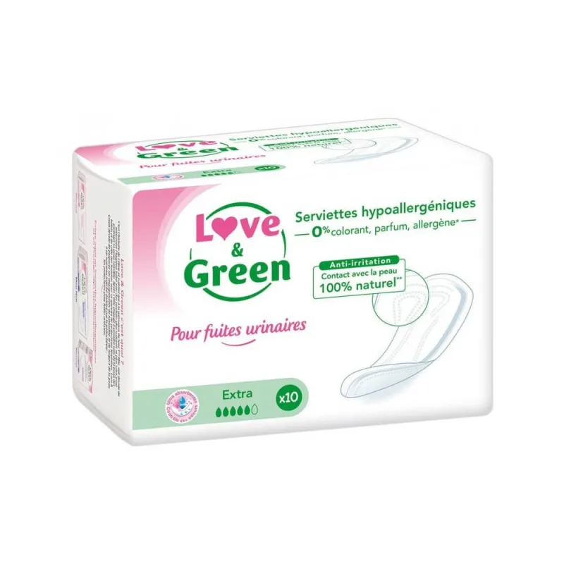 Love&Green Urinary Leak Extra 10 tampoane — preț și oferte