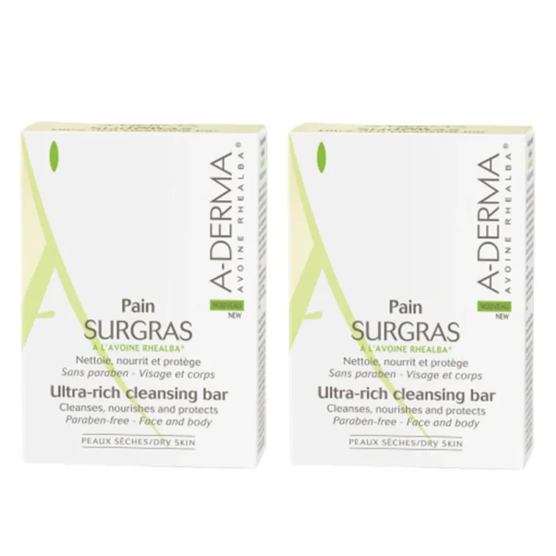 A-Derma Ovăz Rhealba Pâine dermatologică 2x100g — preț și oferte